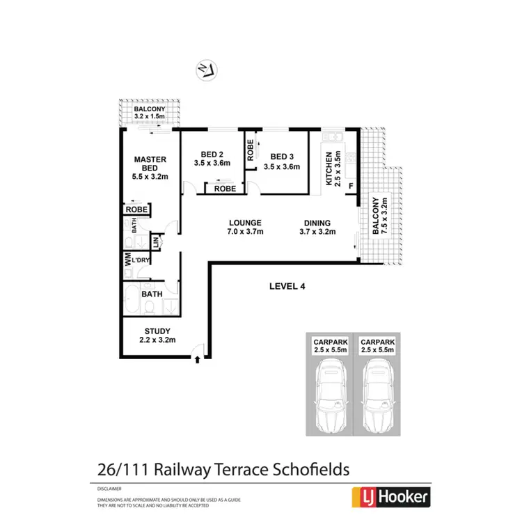 Floorplan of Homely unit listing, 26/111 Railway Terrace, Schofields NSW 2762