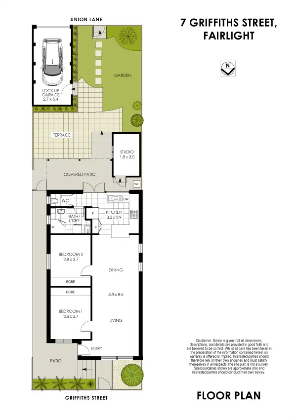 Floorplan of Homely house listing, 7 Griffiths Street, Fairlight NSW 2094
