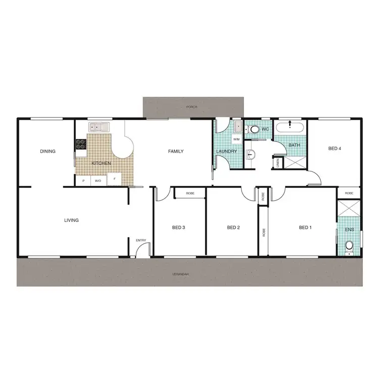 Floorplan of Homely house listing, 34 Maccallum Circuit, Florey ACT 2615