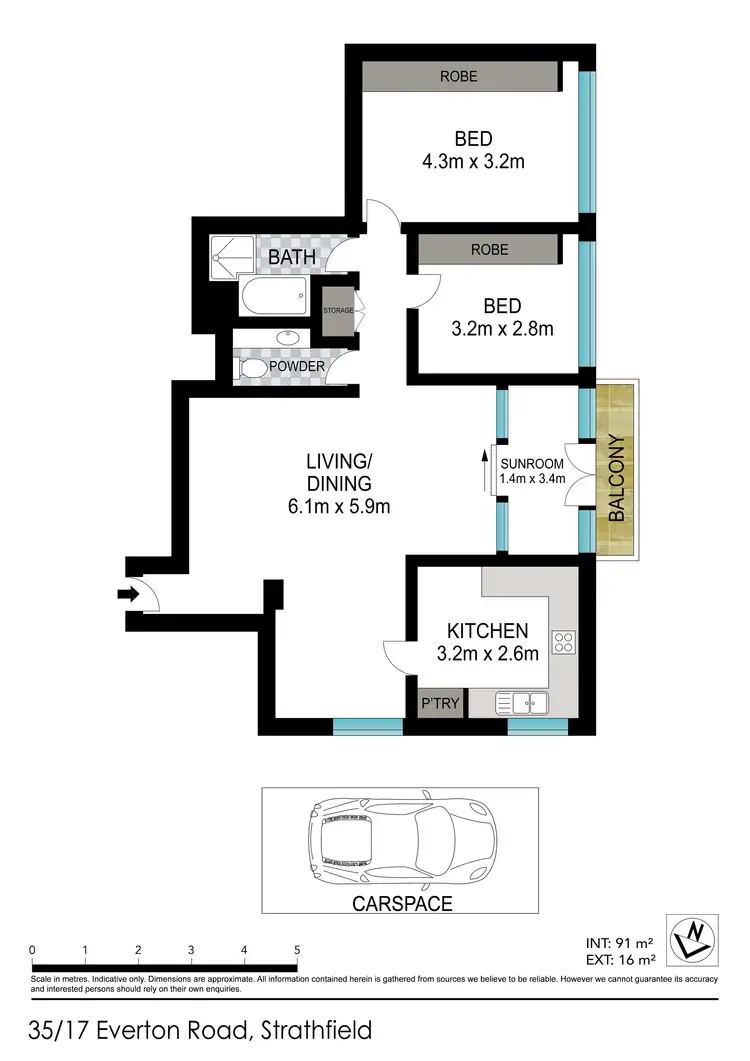 Floorplan of Homely apartment listing, 35/17 Everton Road, Strathfield NSW 2135