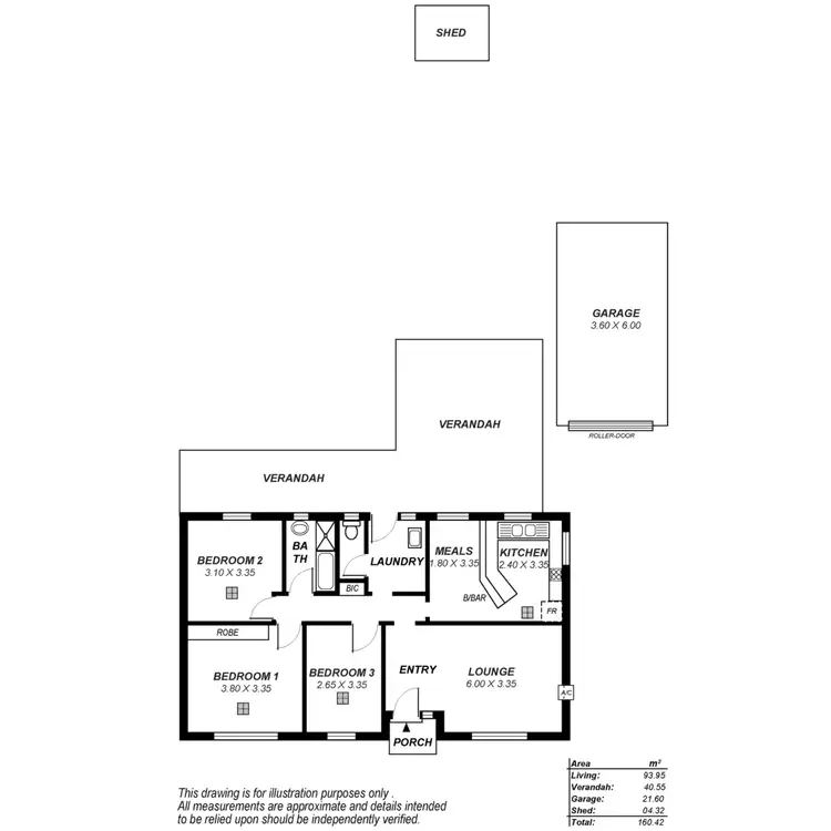 Floorplan of Homely house listing, 18 Yanego Road, Ingle Farm SA 5098