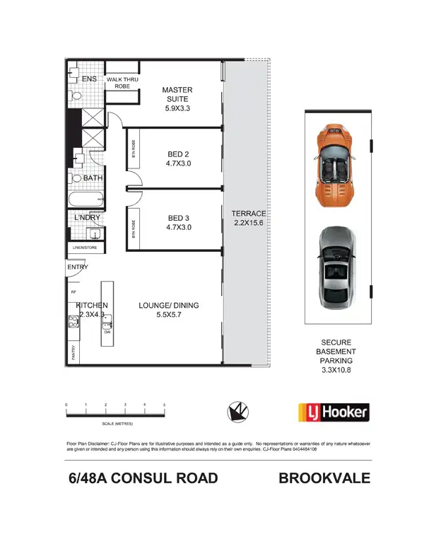 Floorplan of Homely apartment listing, 6/48A Consul Road, Brookvale NSW 2100