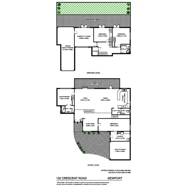 Floorplan of Homely house listing, 132 Crescent Road, Newport NSW 2106