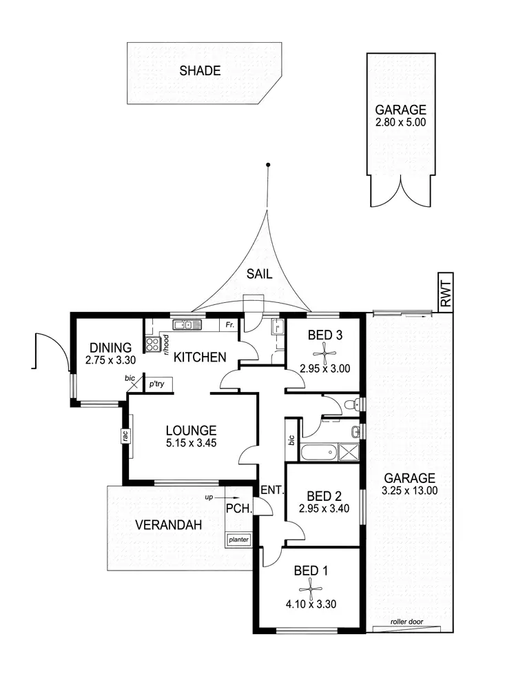 Floorplan of Homely house listing, 2 Milne Street, Daw Park SA 5041