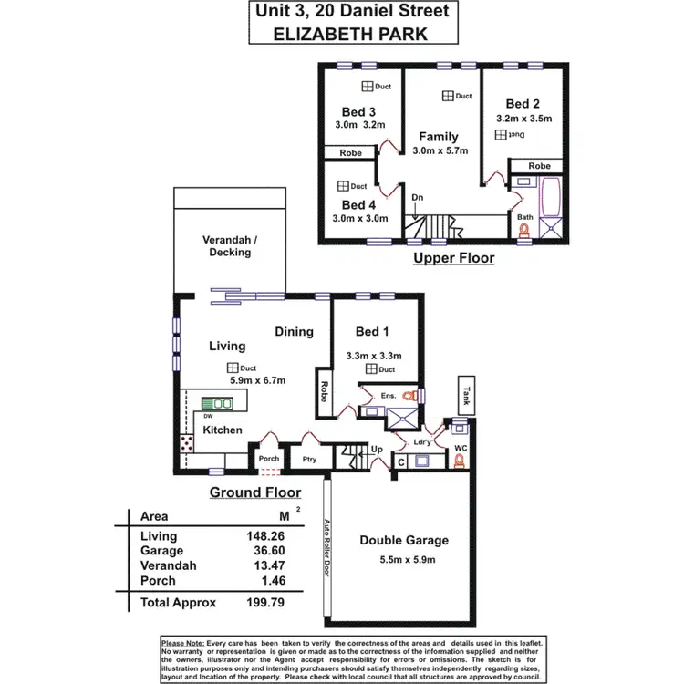 Floorplan of Homely house listing, 3/20 Daniel Street, Elizabeth Park SA 5113