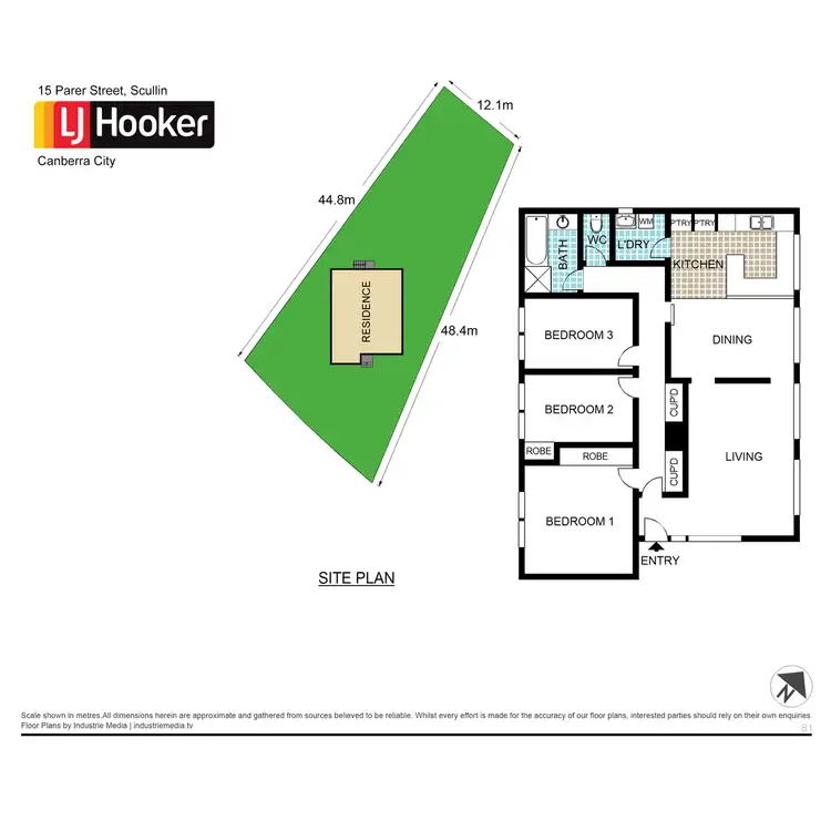 Floorplan of Homely house listing, 15 Parer Street, Scullin ACT 2614