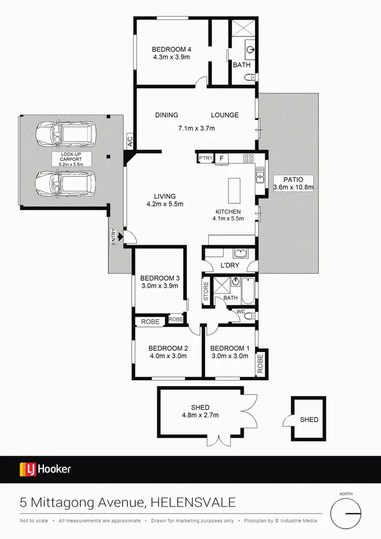Floorplan of Homely house listing, 5 Mittagong Avenue, Helensvale QLD 4212