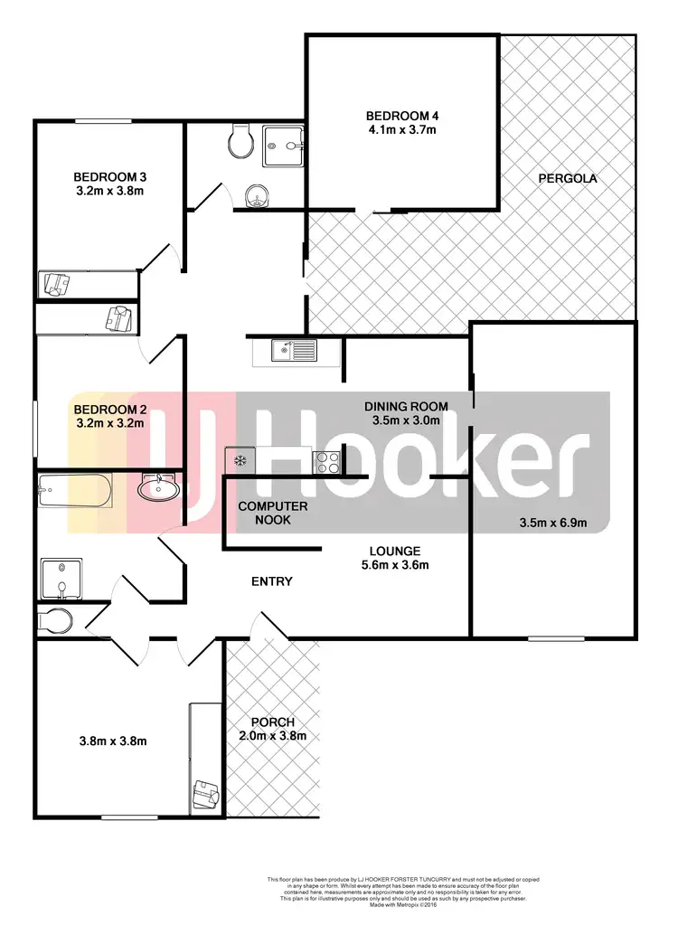 Floorplan of Homely house listing, 21 Taree Street, Tuncurry NSW 2428