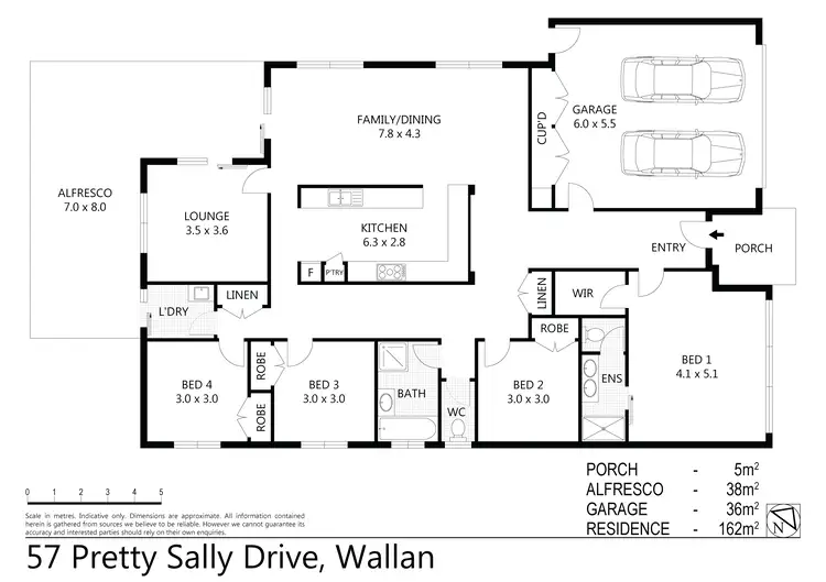 Floorplan of Homely house listing, 57 Pretty Sally Drive, Wallan VIC 3756