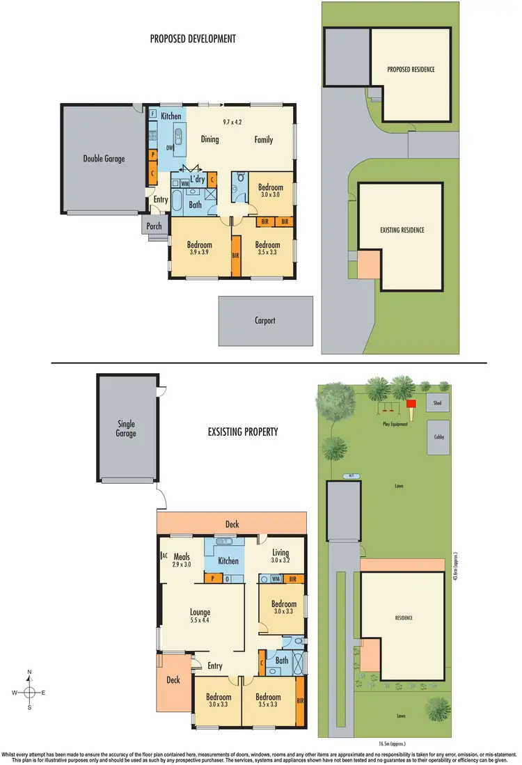 Floorplan of Homely house listing, 44 Albert Road, Hallam VIC 3803
