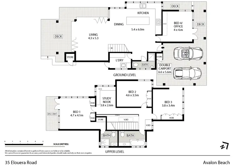 Floorplan of Homely house listing, 35 Elouera Road, Avalon Beach NSW 2107