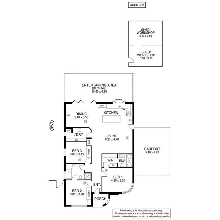 Floorplan of Homely house listing, 72 Baker Street, Glengowrie SA 5044