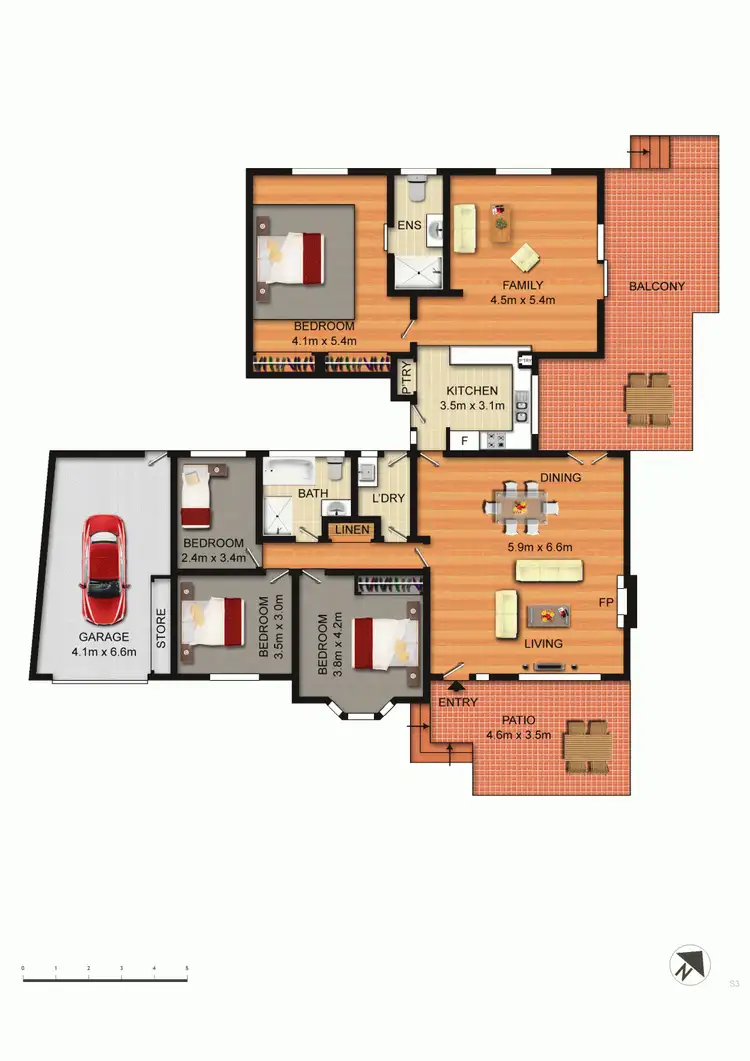 Floorplan of Homely house listing, 10 Johnston Street, Narrabundah ACT 2604