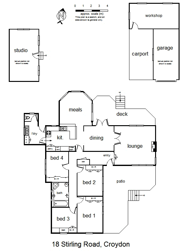Floorplan of Homely house listing, 18 Stirling Road, Croydon VIC 3136