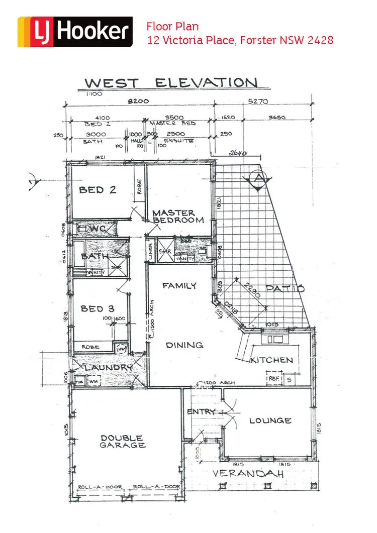 Floorplan of Homely house listing, 12 Victoria Place, Forster NSW 2428