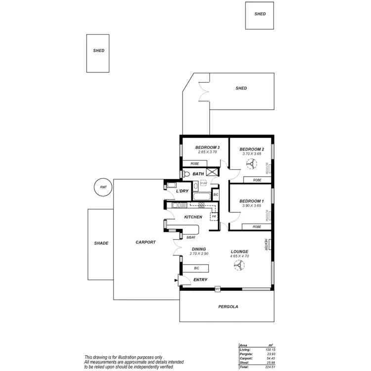 Floorplan of Homely house listing, 1 Faehse Street, Modbury SA 5092