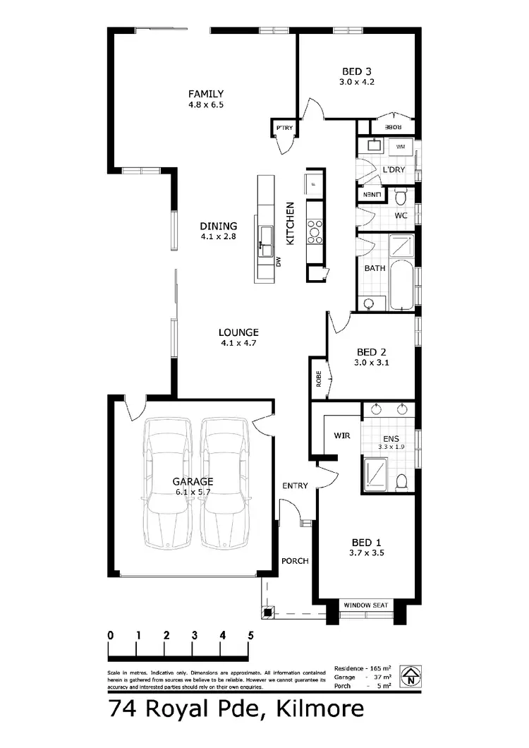 Floorplan of Homely house listing, 74 Royal Parade, Kilmore VIC 3764