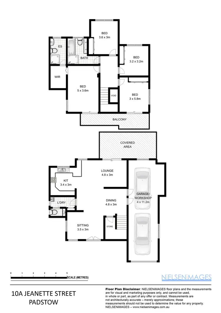 Floorplan of Homely semi-detached listing, 10A Jeanette Street, Padstow NSW 2211