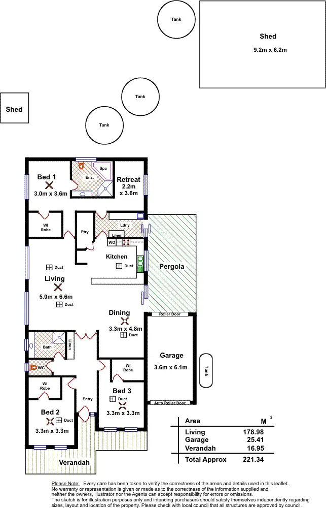 Floorplan of Homely house listing, 14 Carruthers Court, Strathalbyn SA 5255