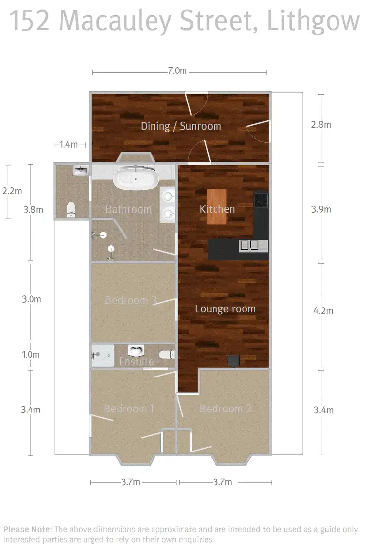 Floorplan of Homely house listing, 152 Macauley Street, Lithgow NSW 2790
