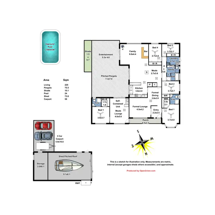 Floorplan of Homely house listing, 9 Stithians Drive, Gawler East SA 5118
