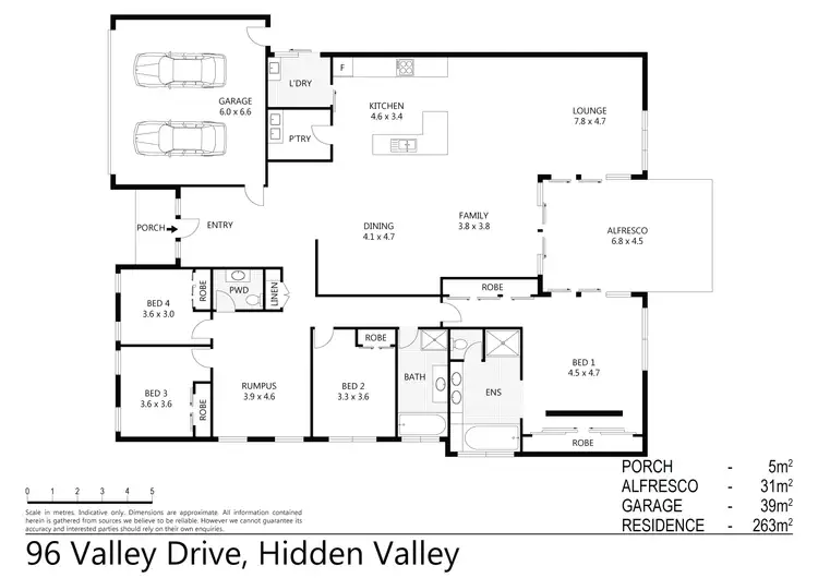 Floorplan of Homely house listing, 96 Valley Drive, Hidden Valley VIC 3756