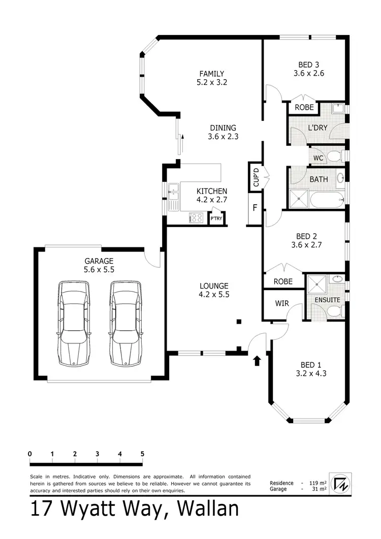 Floorplan of Homely house listing, 17 Wyatt Way, Wallan VIC 3756