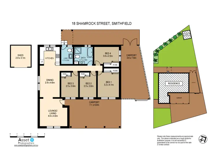 Floorplan of Homely house listing, 18 Shamrock Street, Smithfield NSW 2164