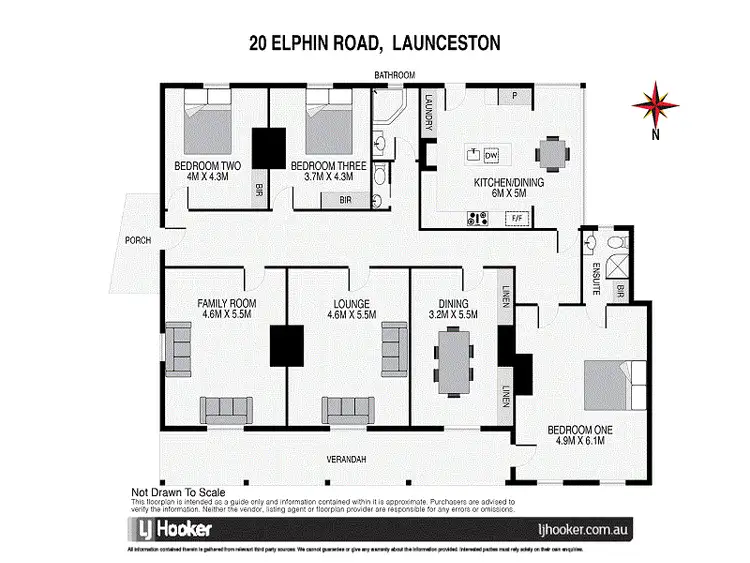 Floorplan of Homely house listing, 20 Elphin Road, Launceston TAS 7250