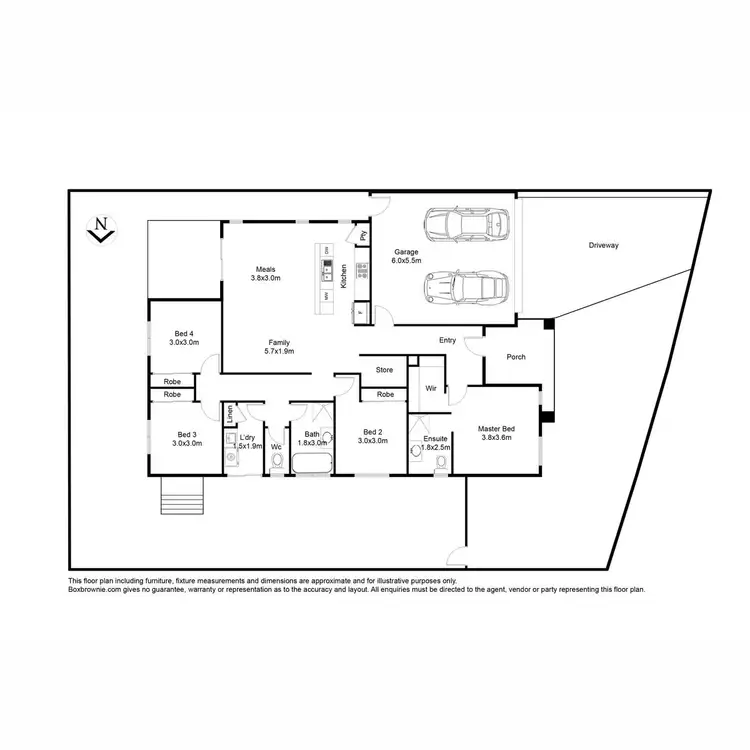Floorplan of Homely house listing, 26 Bolivar Esplanade, Truganina VIC 3029
