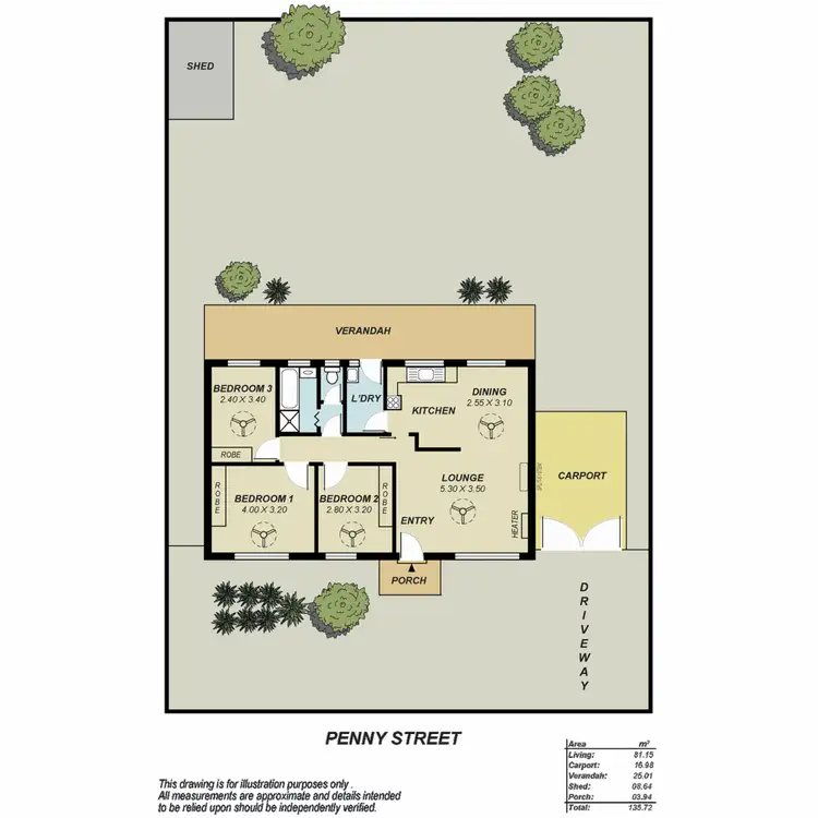 Floorplan of Homely house listing, 15A Penny Street, Semaphore SA 5019