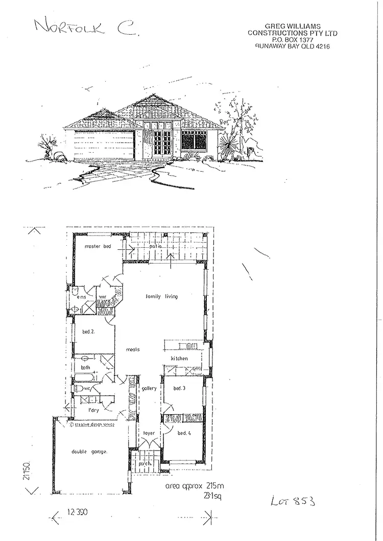 Floorplan of Homely house listing, 55 Philben Drive, Ormeau QLD 4208