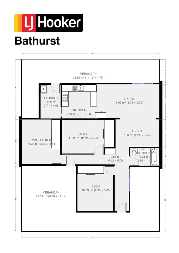 Floorplan of Homely house listing, 17 Park Street, Eglinton NSW 2795