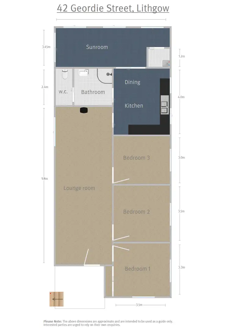 Floorplan of Homely house listing, 42 Geordie Street, Lithgow NSW 2790