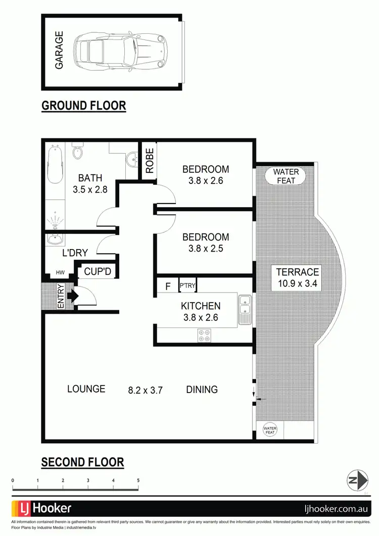 Floorplan of Homely unit listing, 6/3-7 Gladstone Street, North Parramatta NSW 2151