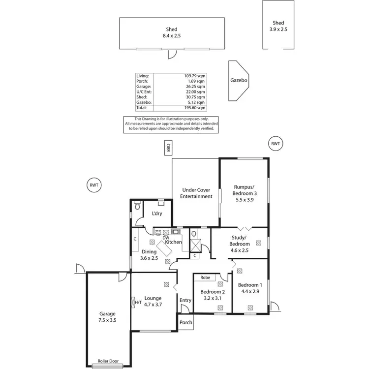 Floorplan of Homely house listing, 15 Barrow Crescent, Lockleys SA 5032