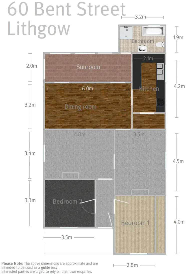 Floorplan of Homely house listing, 60 Bent Street, Lithgow NSW 2790