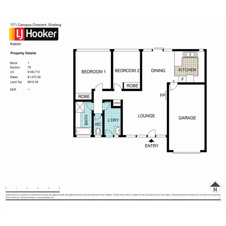 Floorplan of Homely house listing, 7/71 Canopus Crescent, Giralang ACT 2617