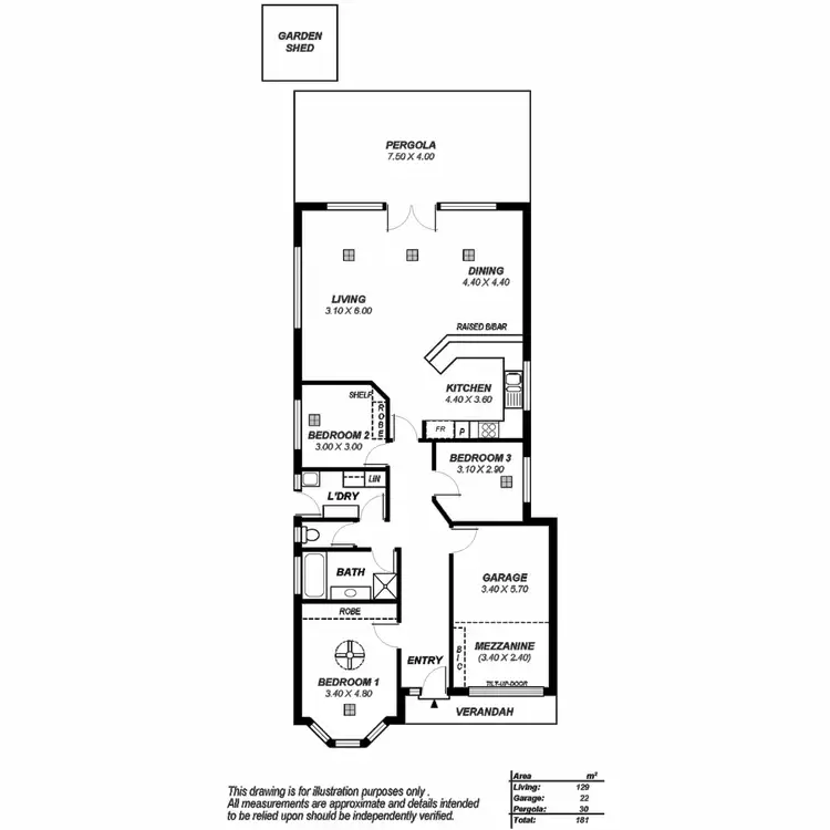 Floorplan of Homely house listing, 6 Oxburgh Street, Oakden SA 5086