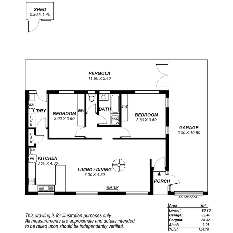 Floorplan of Homely house listing, 234 The Cove Road, Hallett Cove SA 5158