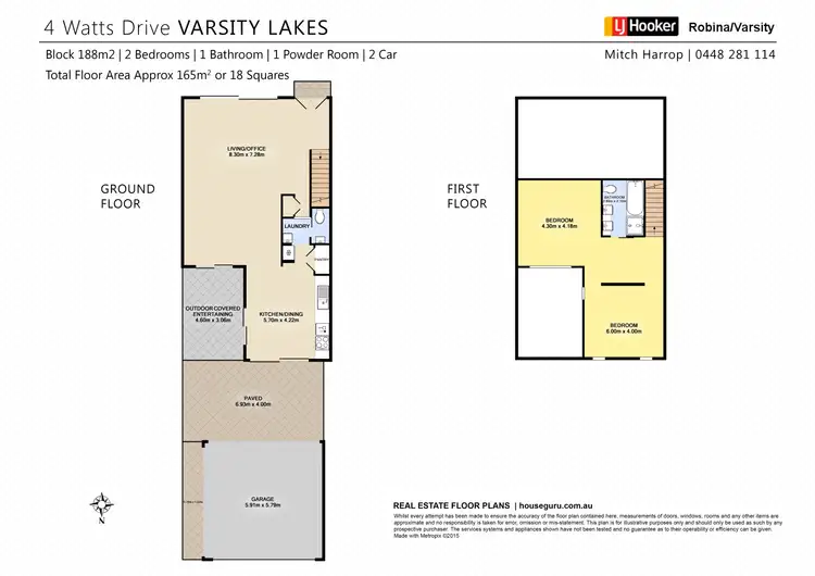Floorplan of Homely house listing, 4 Watts Drive, Varsity Lakes QLD 4227