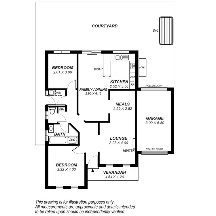 Floorplan of Homely unit listing, 4/22 Elizabeth Street, Tea Tree Gully SA 5091