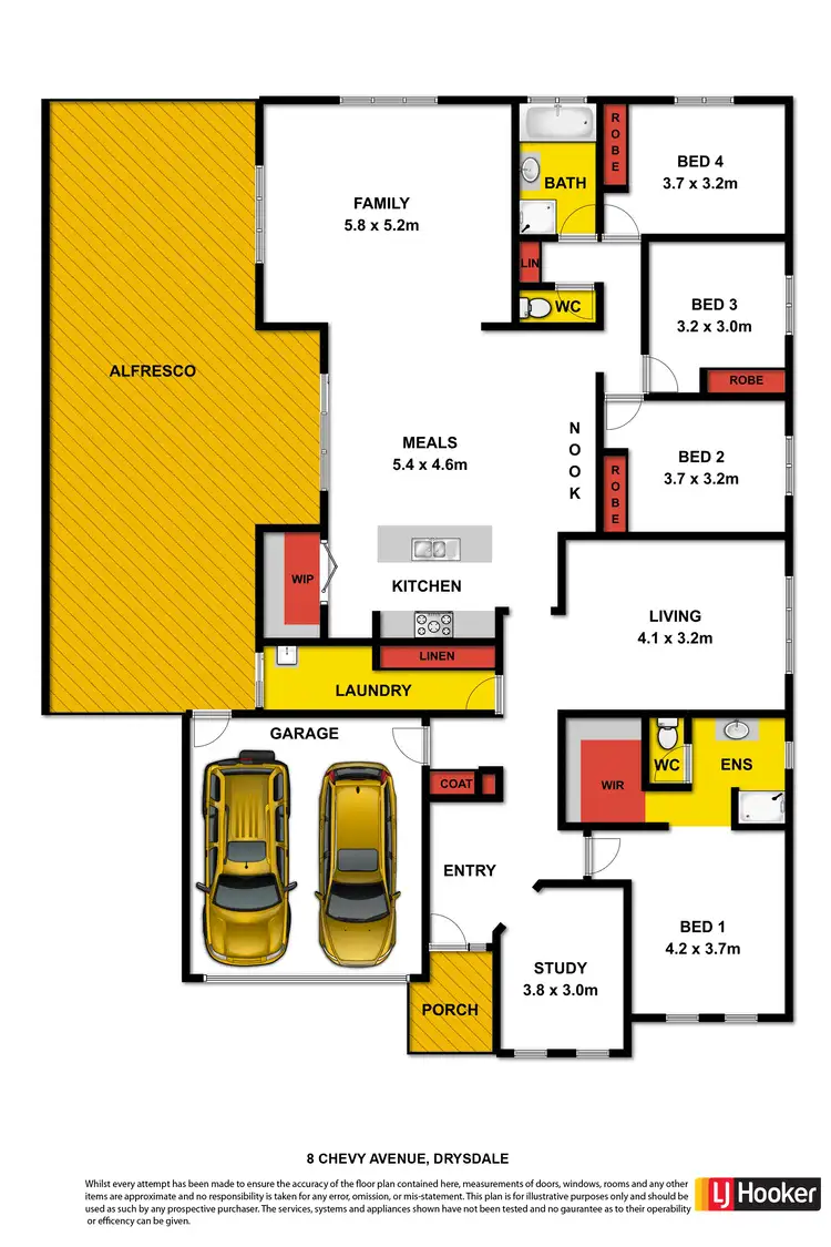 Floorplan of Homely house listing, 8 Chevy Avenue, Drysdale VIC 3222