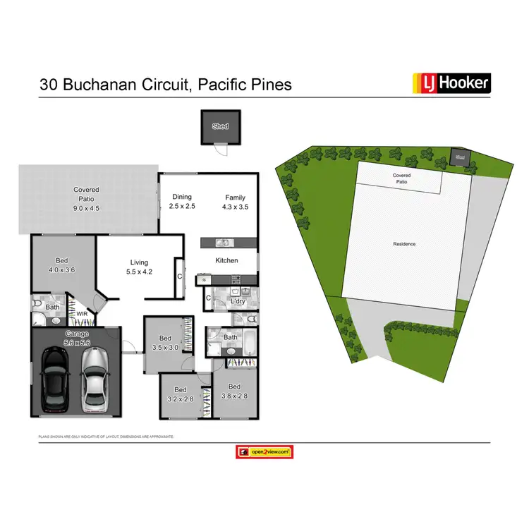 Floorplan of Homely house listing, 30 Buchanan Circuit, Oxenford QLD 4210