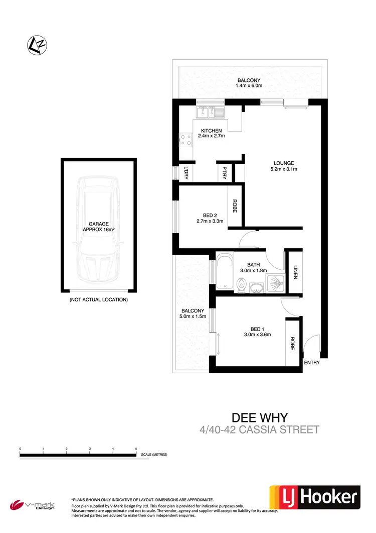 Floorplan of Homely unit listing, 4/40-42 Cassia Street, Dee Why NSW 2099