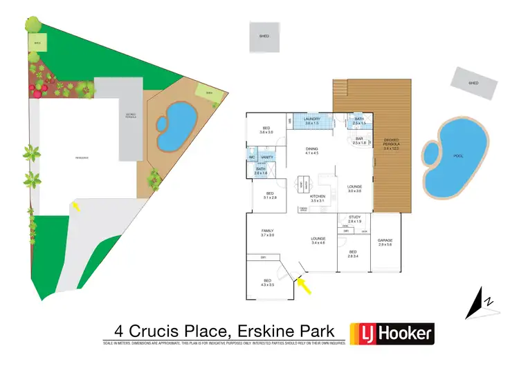 Floorplan of Homely house listing, 4 Crucis Place, Erskine Park NSW 2759