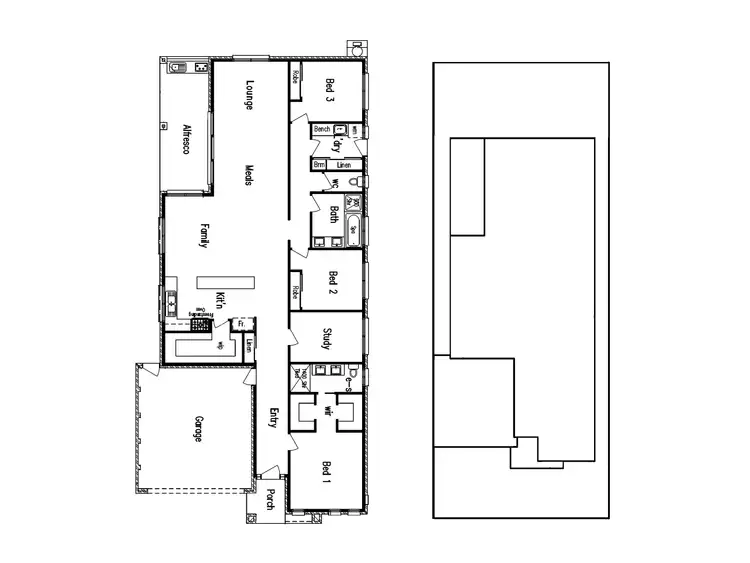 Floorplan of Homely house listing, 47 Bliss Street, Point Cook VIC 3030