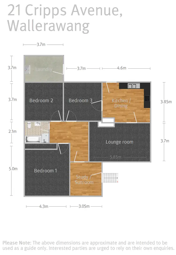 Floorplan of Homely house listing, 21 Cripps Avenue, Wallerawang NSW 2845