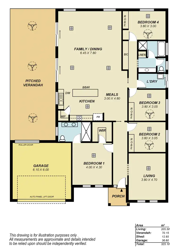 Floorplan of Homely house listing, 5 Adam Street, Golden Grove SA 5125