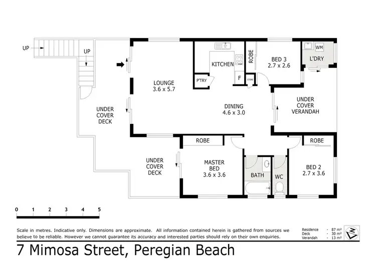 Floorplan of Homely house listing, 7 Mimosa Street, Peregian Beach QLD 4573